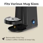 CHULUX Single Serve Coffee Maker, Black