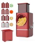 Electric Cheese Grater and Vegetable Slicer with Blades