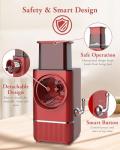 Electric Cheese Grater and Vegetable Slicer with Blades