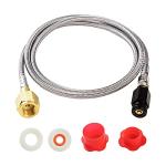 GURUDAR CO2 Tank Direct Adapter with 60in Hose