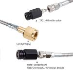 GURUDAR CO2 Tank Direct Adapter with 60in Hose