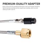 GURUDAR CO2 Tank Direct Adapter with 60in Hose
