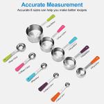 Bopei 10-Piece Stainless Steel Measuring Cups and Spoons