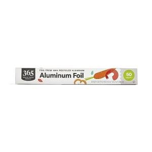 100% Recycled Aluminum Foil, 50 Sq Ft