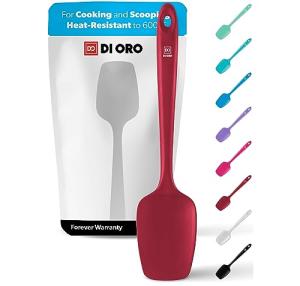 DI ORO Heat-Resistant Silicone Spoon Spatula