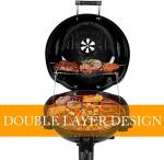 Techwood 1600W Portable Electric Grill Black