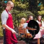 Techwood 1600W Portable Electric Grill Black