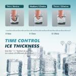 Portable Ice Cube Maker with External Water Tank