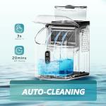 Portable Ice Cube Maker with External Water Tank