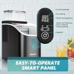 Portable Ice Cube Maker with External Water Tank
