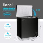 5.0 Cu Ft Compact Chest Freezer with Basket