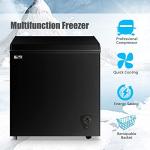 5.0 Cu Ft Compact Chest Freezer with Basket
