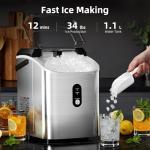 Portable Nugget Ice Maker for Home and Parties