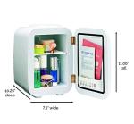 Compact White Mini Fridge for Makeup & Skincare