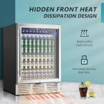 EUHOMY 24-Inch Built-In Beverage Cooler Fridge