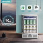 EUHOMY 24-Inch Built-In Beverage Cooler Fridge