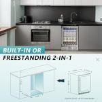 EUHOMY 24-Inch Built-In Beverage Cooler Fridge