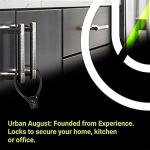 Urban August Black French Door Refrigerator Lock