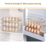 Clear Acrylic Flippable Egg Holder for Refrigerator