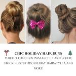 3-Piece Donut Bun Maker Set with 20 Bobby Pins