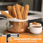 Stainless Steel Churro Maker with Cookie Press Kit