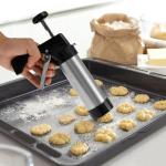 Stainless Steel Churro Maker with Cookie Press Kit
