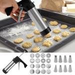 Stainless Steel Churro Maker with Cookie Press Kit