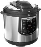 Presto 6-Quart Electric Pressure Cooker - Black/Silver