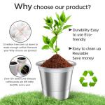 Noalto Universal Stainless Steel Reusable K Cups