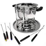 Norpro 10 Piece Stainless Steel Fondue Set