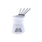 Swissmar Glow White 7-Piece Chocolate Fondue Set