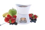 Swissmar Glow White 7-Piece Chocolate Fondue Set