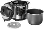 Presto 6-Quart Electric Pressure Cooker - Black/Silver