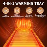Extra Long Electric Food Warming Tray with Thermostat