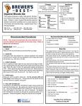 Homebrew Imperial Blonde Ale Ingredient Kit