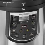 Presto 6-Quart Electric Pressure Cooker - Black/Silver