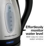 Hamilton Beach 1.7L Electric Tea Kettle