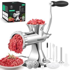 Huanyu Manual Meat Grinder - Heavy Duty Stainless Steel