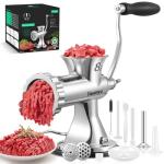 Huanyu Manual Meat Grinder - Heavy Duty Stainless Steel