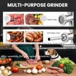 Huanyu Manual Meat Grinder - Heavy Duty Stainless Steel
