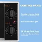 COMFEE' Mini 2-Slice Toaster Oven – Easy Control