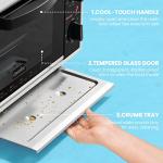 COMFEE' Mini 2-Slice Toaster Oven – Easy Control