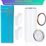10 Pack 20oz Insulated Sublimation Tumblers