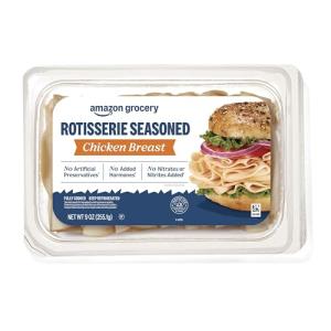 Sliced Rotisserie Seasoned Chicken Breast, 9 Oz