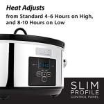 Crock-Pot 7-Quart Programmable Slow Cooker, Platinum