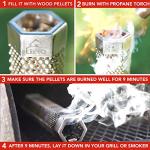 LIZZQ 12-Inch Pellet Smoker Tube for Grilling