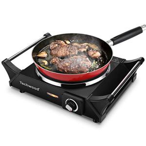Techwood 1500W Portable Electric Single Burner