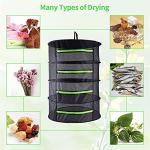 4-Layer Mesh Drying Rack for Herbs and Plants