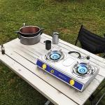Vivicreate Portable 2 Burner Propane Gas Stove