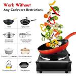 Techwood 1500W Portable Electric Single Burner